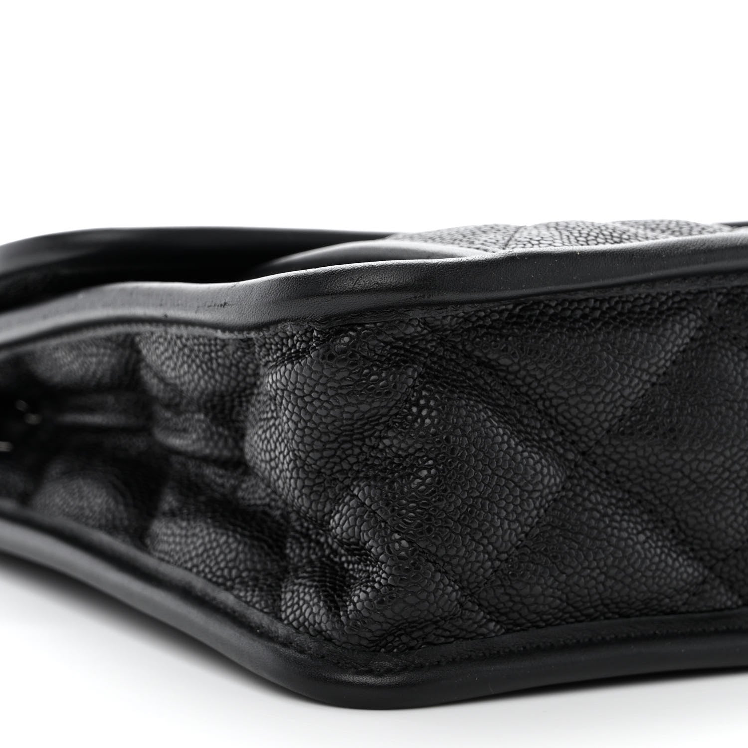Chanel Caviar Quilted Large French Riviera Flap Black 9 of 10