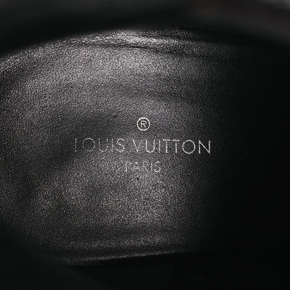 Louis Vuitton Patent Calfskin Monogram Star Trail Ankle Boots 40 Black 8 of 15