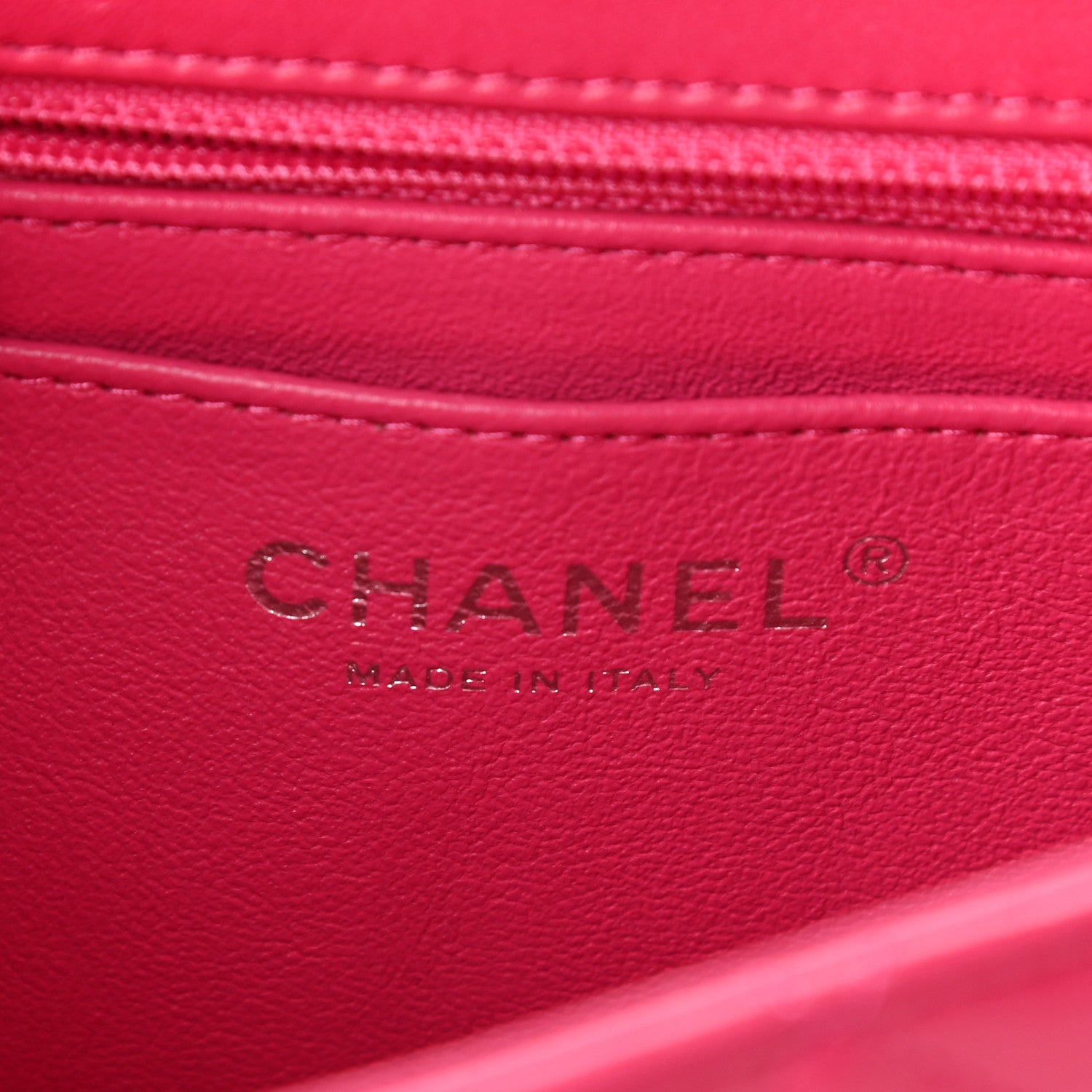Chanel Lambskin Quilted Mini Rectangular Flap Pink 6 of 12