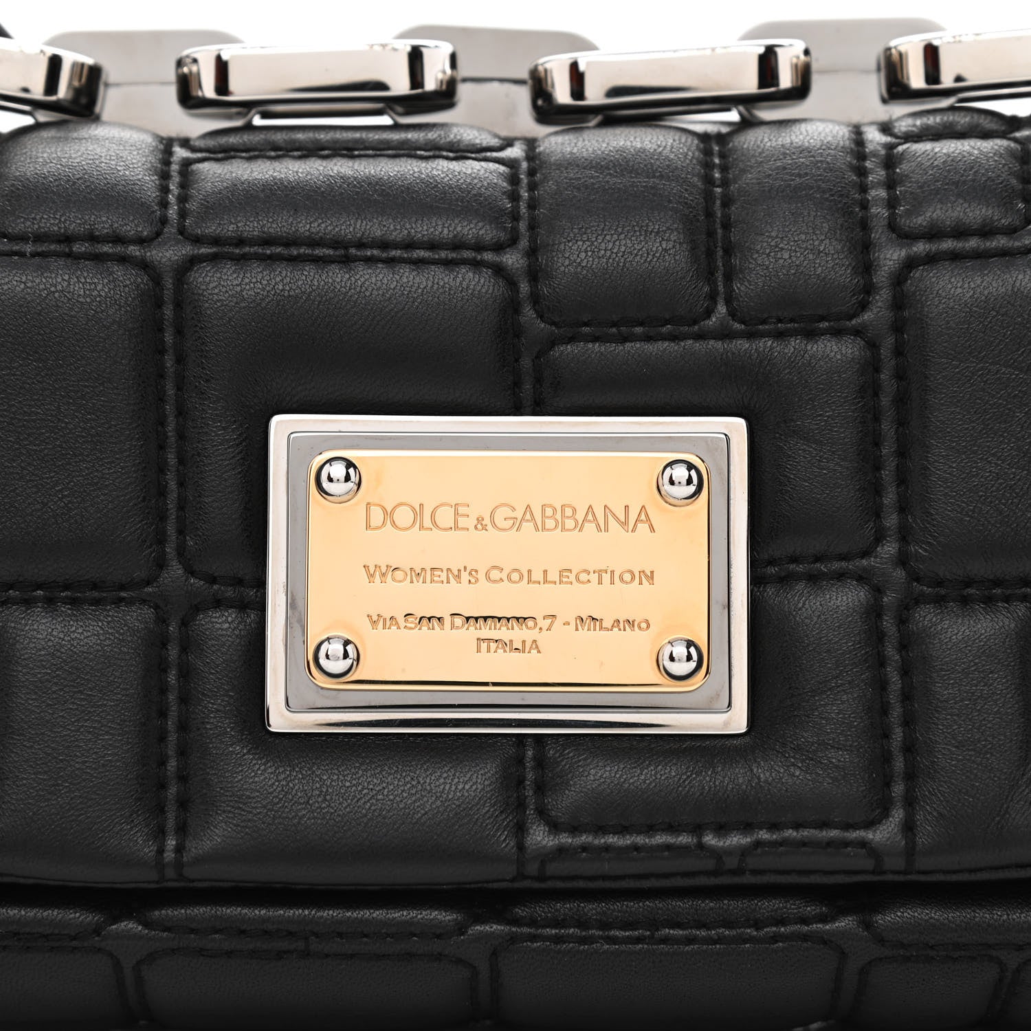 Dolce & Gabbana Nappa Miss Deco Shoulder Bag Black 8 of 11