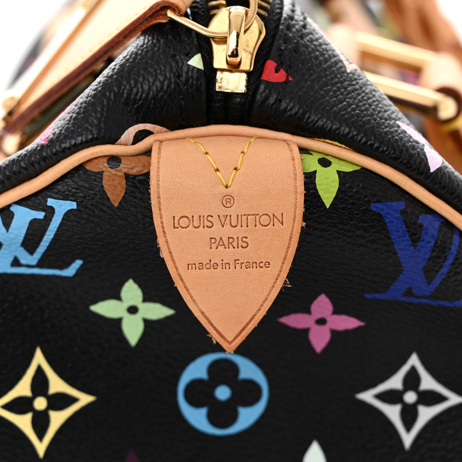 Louis Vuitton Monogram Multicolor Speedy 30 Black 6 of 9