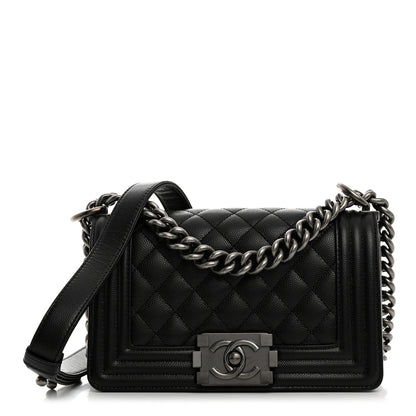 Chanel Caviar Quilted Small Boy Flap Black 1 of 10