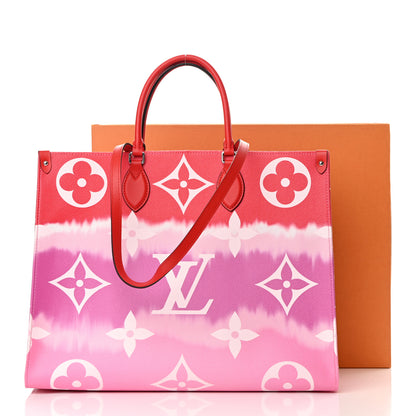 Louis Vuitton Monogram Escale Onthego GM Rouge 13 of 13