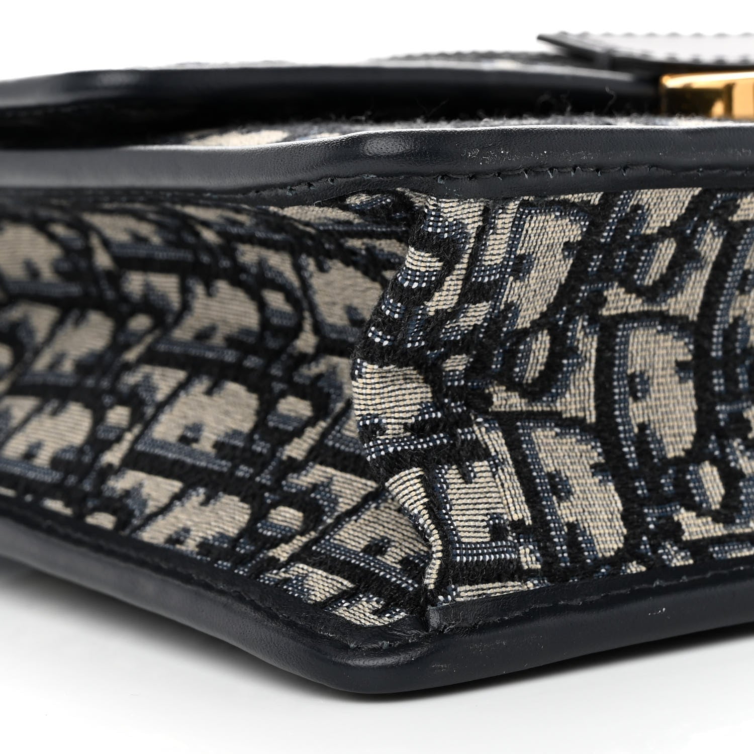 Christian Dior Oblique 30 Montaigne Flap Bag Blue 8 of 9