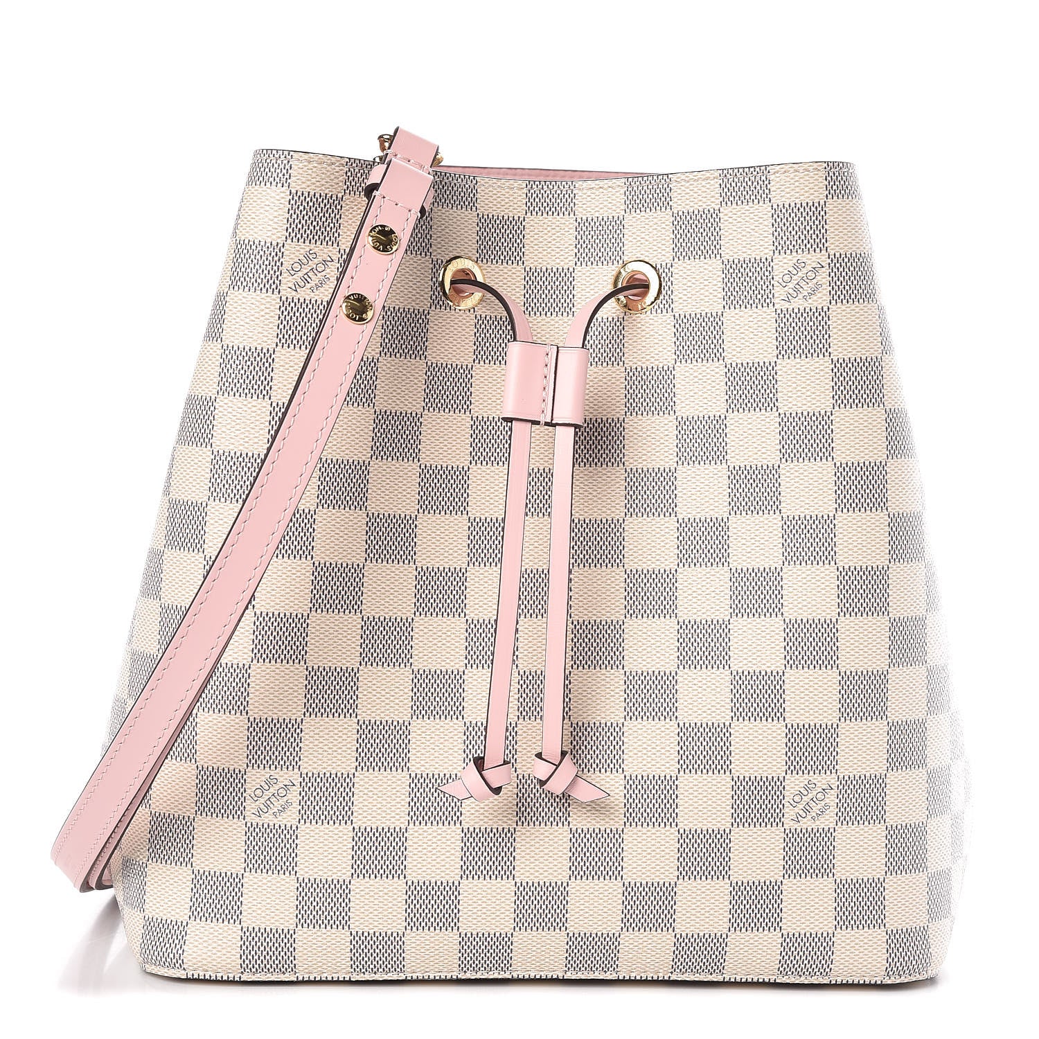 Louis Vuitton Damier Azur Neonoe MM Eau De Rose 1 of 6
