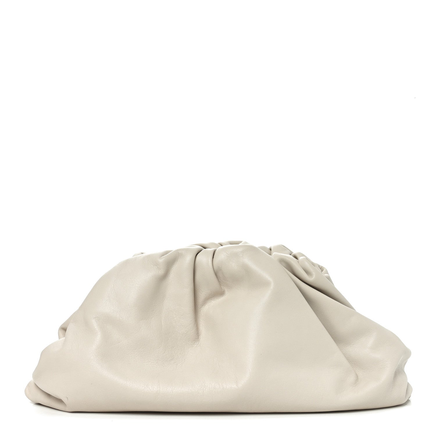 Bottega Veneta Smooth Butter Calf The Pouch Oversized Clutch Plaster 1 of 11