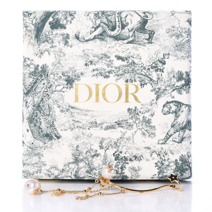 Christian Dior Pearl Shiny-D Earring Gold 5 of 5