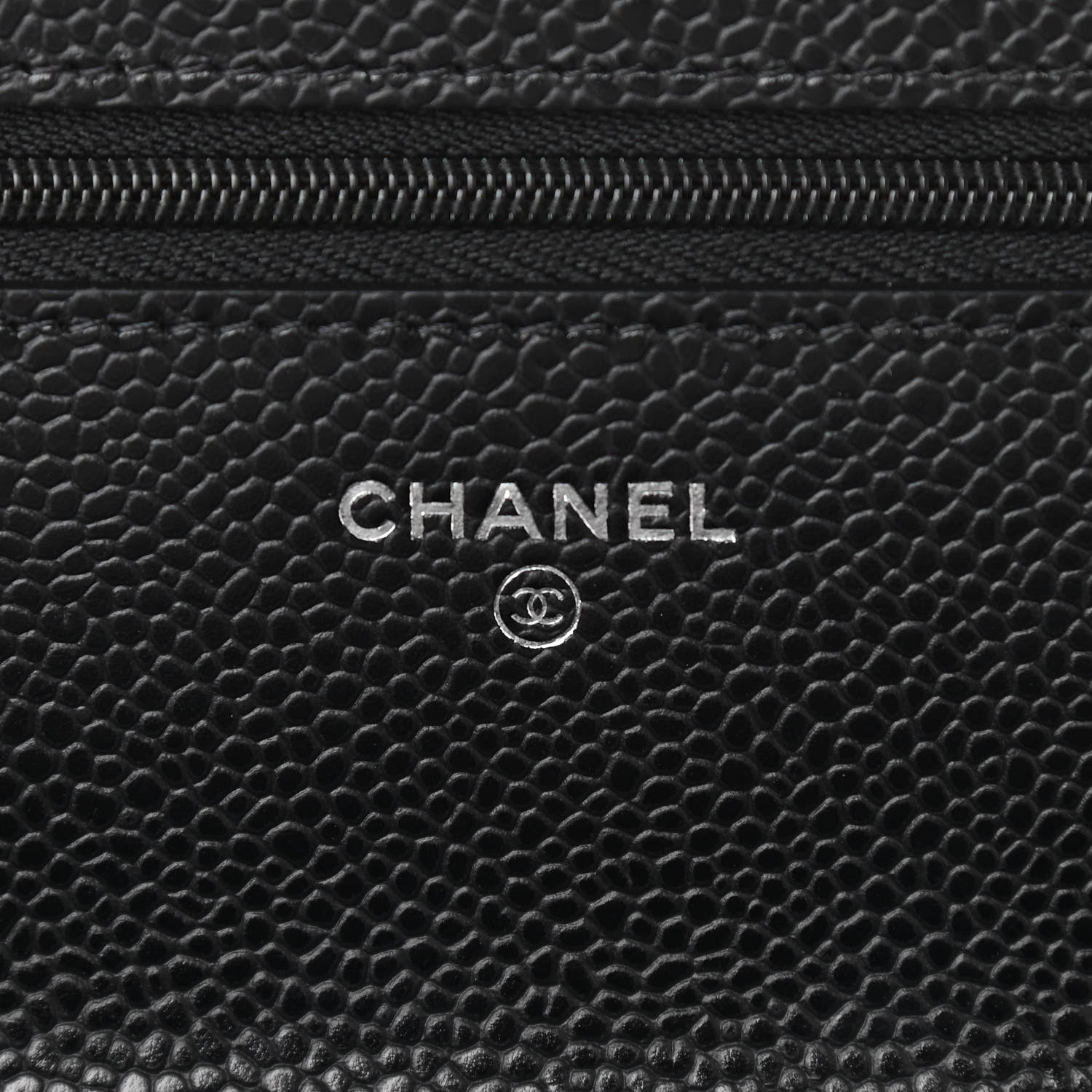 Chanel Caviar Quilted Wallet On Chain WOC Black 6 of 12