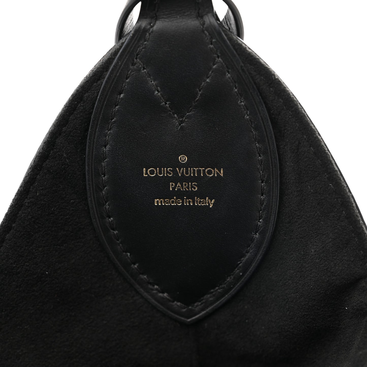 Monogram Flower Hobo Black
