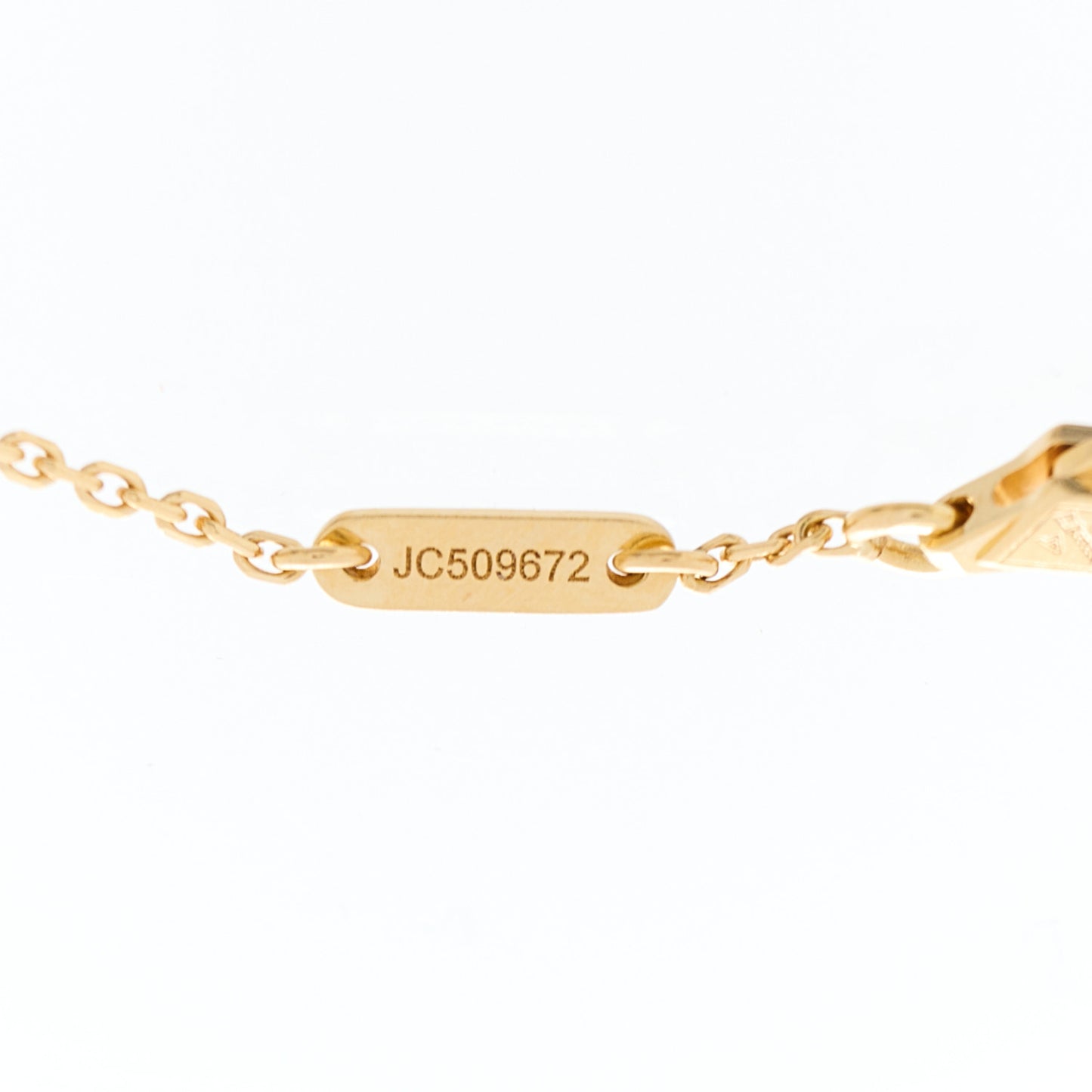 18K Yellow Gold Mother of Pearl Sweet Alhambra Bracelet