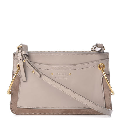 Chloe Calfskin Suede Small Roy Bag Motty Grey 1 of 10