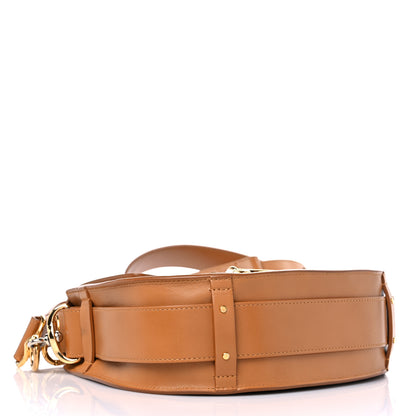 Chloe Calfskin Suede Large Tess Bag Autumnal Brown 4 of 14