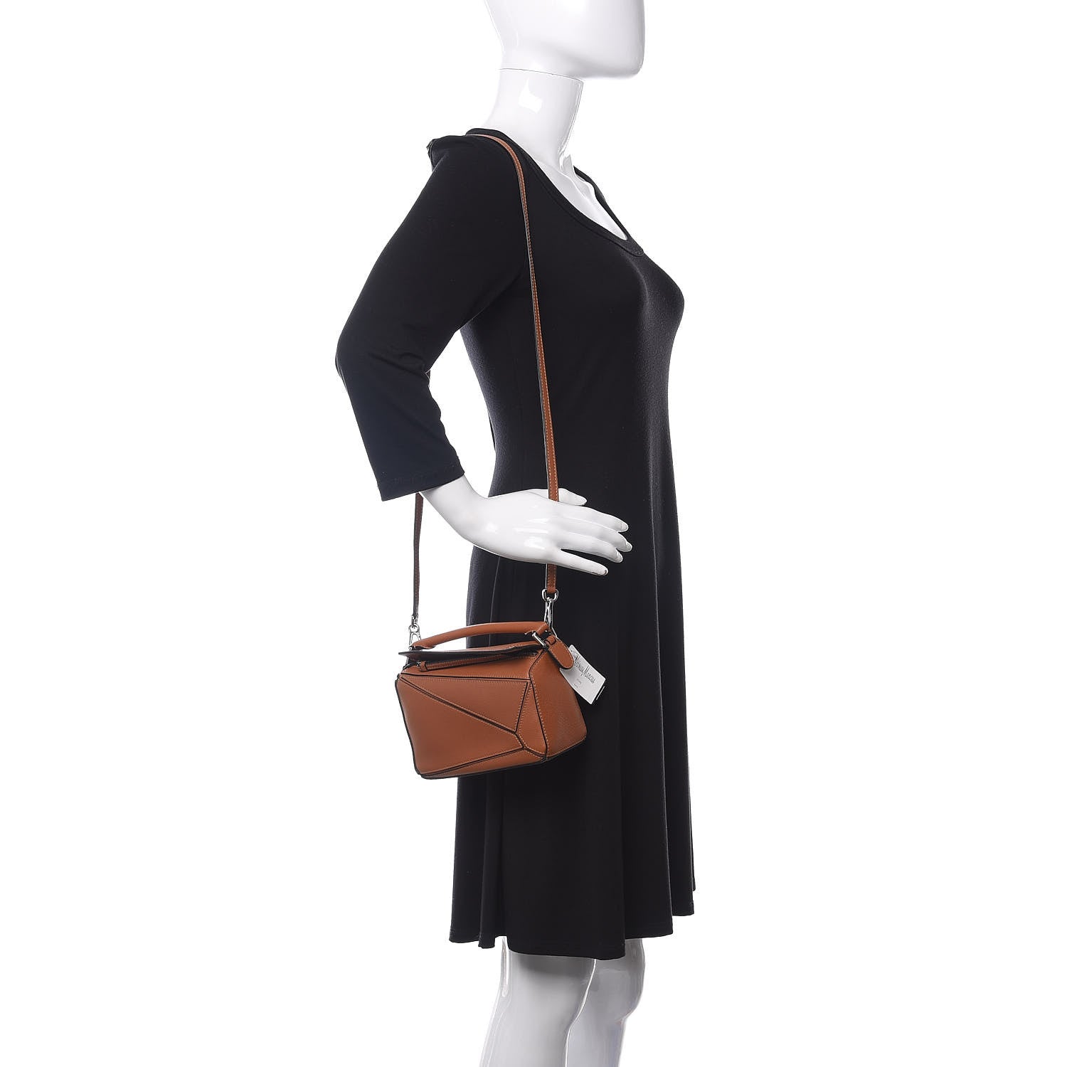 Loewe Calfskin Mini Puzzle Bag Tan 2 of 10