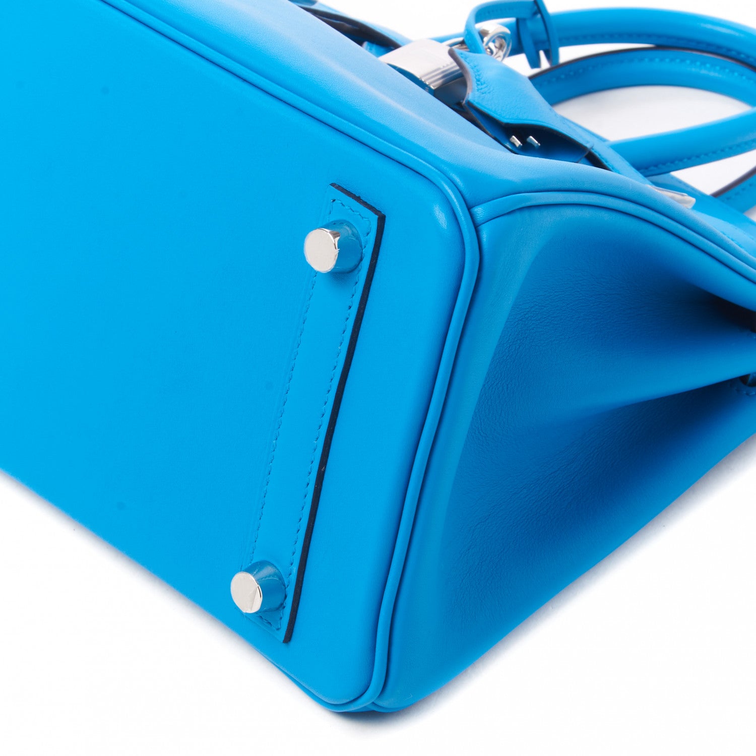 Hermes Swift Birkin 25 Bleu Frida 7 of 32
