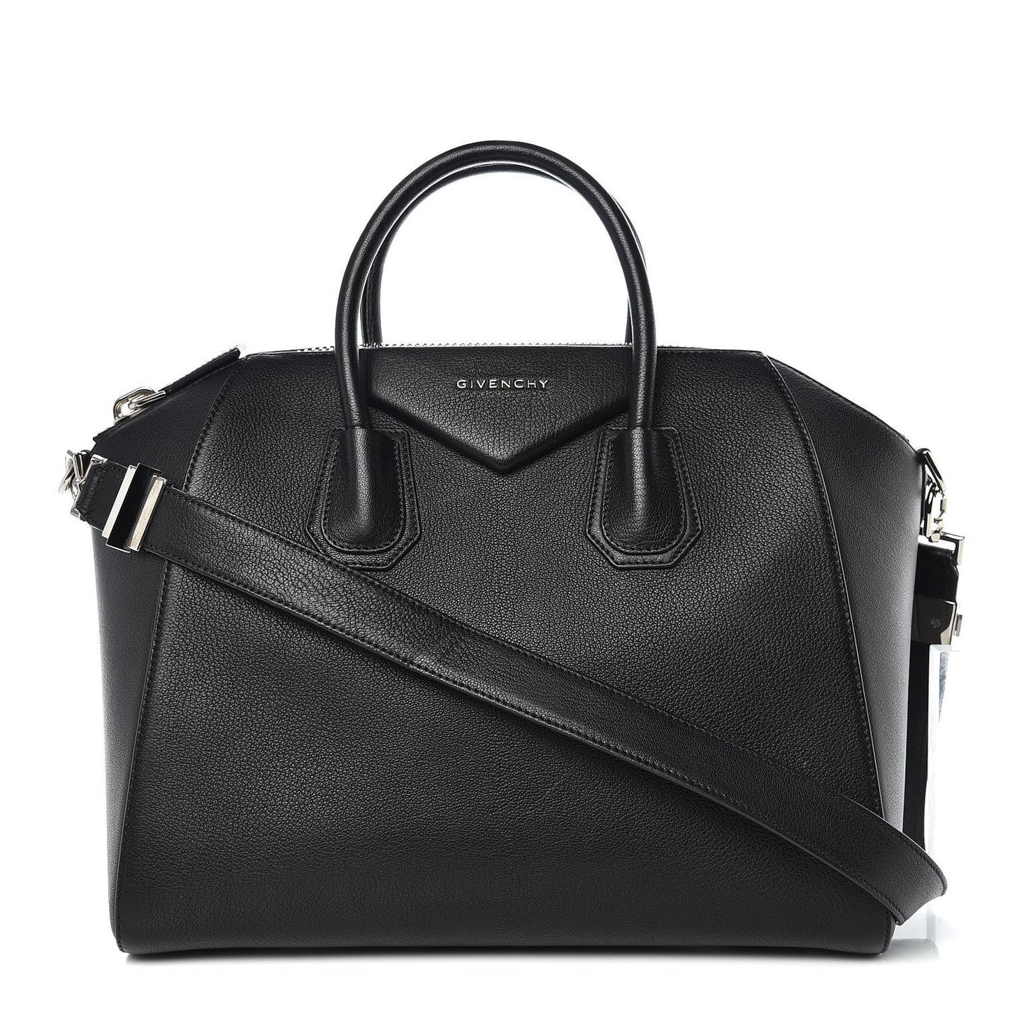 Sugar Goatskin Medium Antigona Black