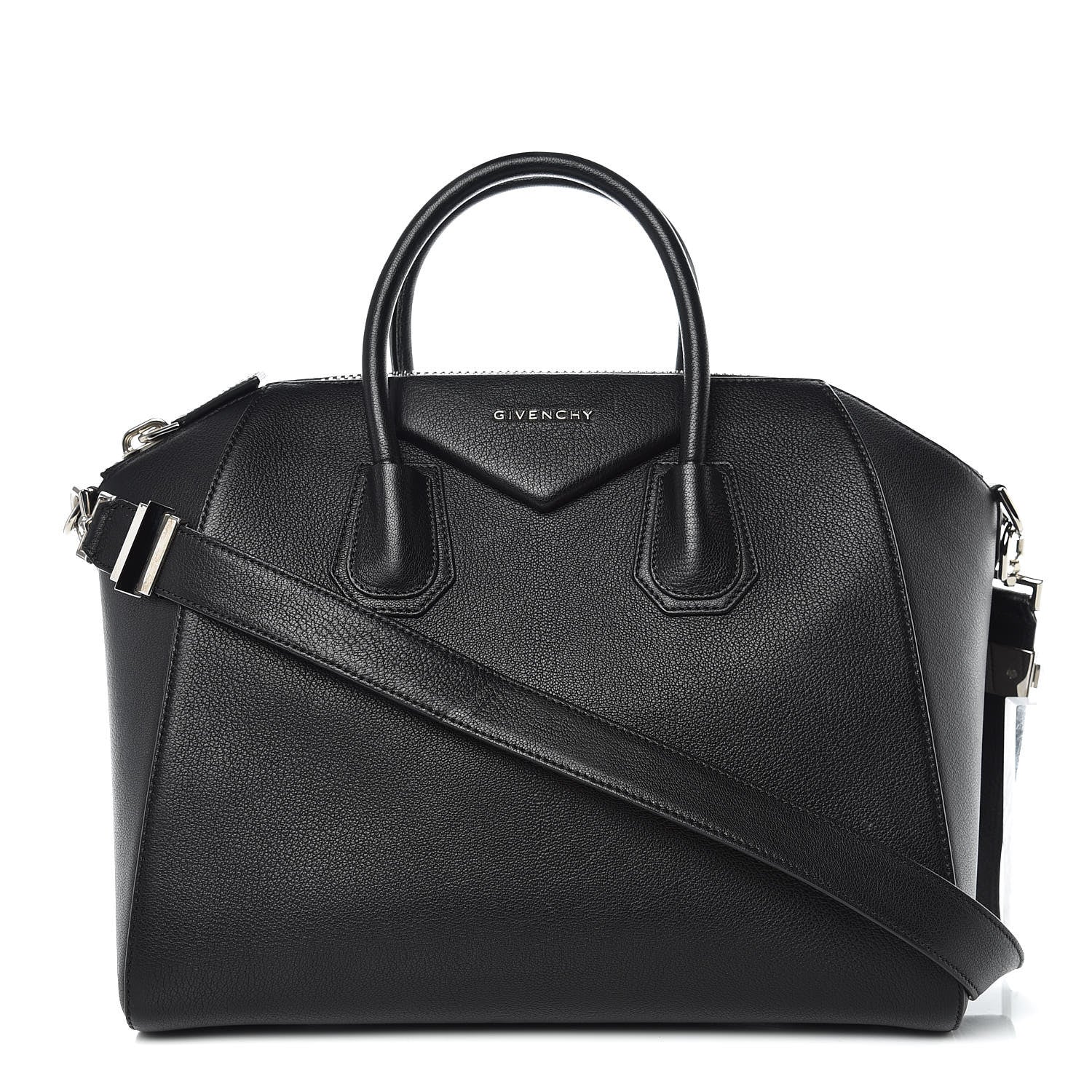 Givenchy Sugar Goatskin Medium Antigona Black 1 of 12