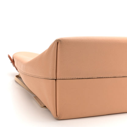 Louis Vuitton Calfskin Lockme Hobo Beige 8 of 10