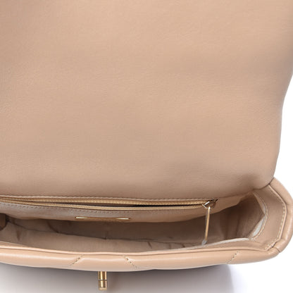 Chanel Lambskin Quilted Medium Chanel 19 Flap Dark Beige 5 of 10