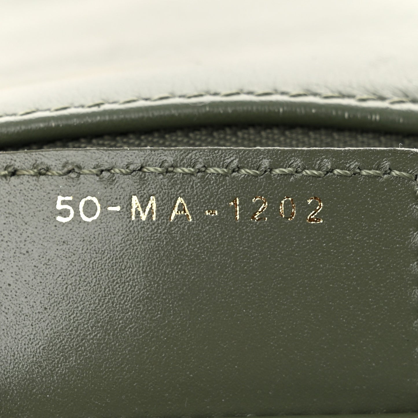 Calfskin Macrocannage Medium Caro Bag Cedar Green