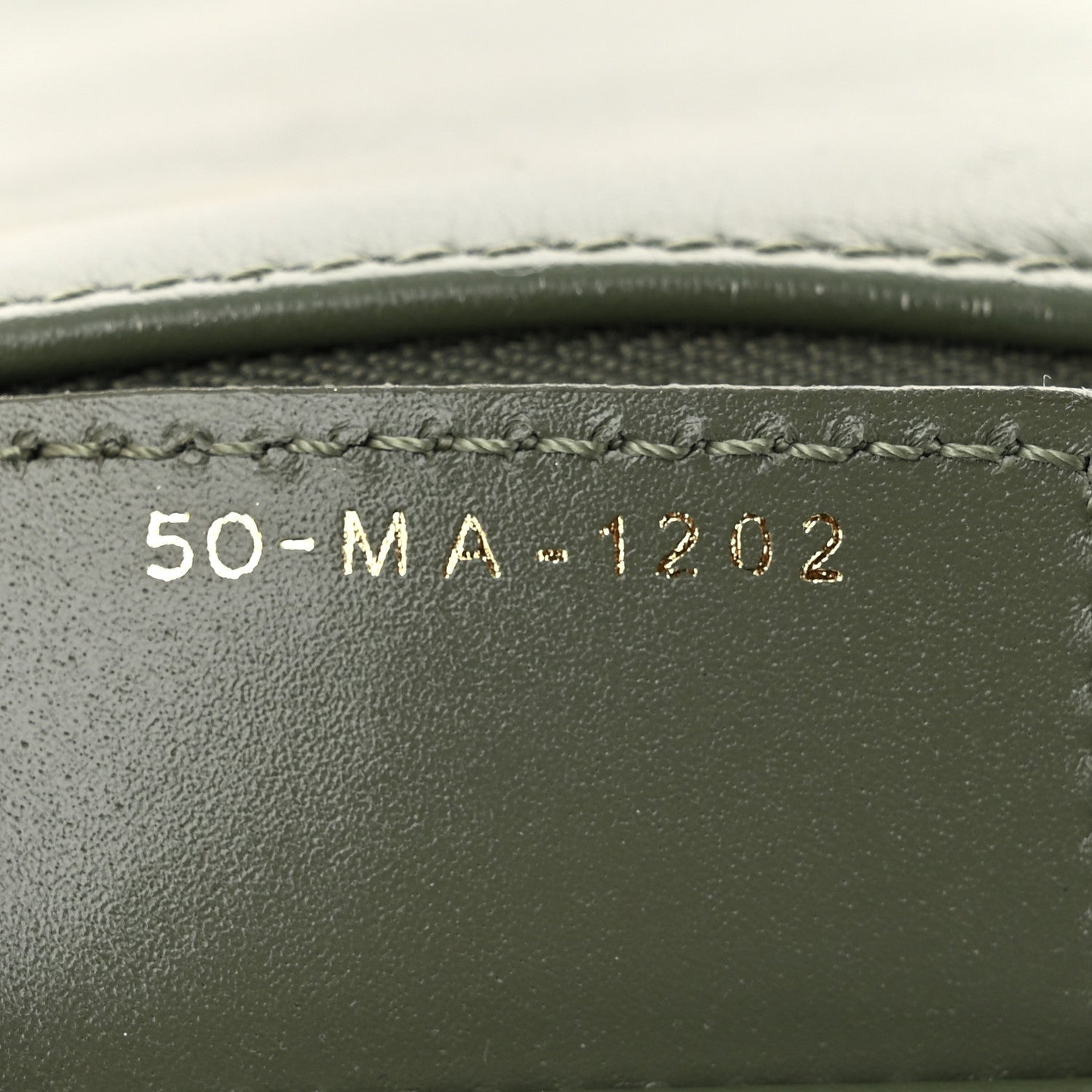 Christian Dior Calfskin Macrocannage Medium Caro Bag Cedar Green 7 of 10