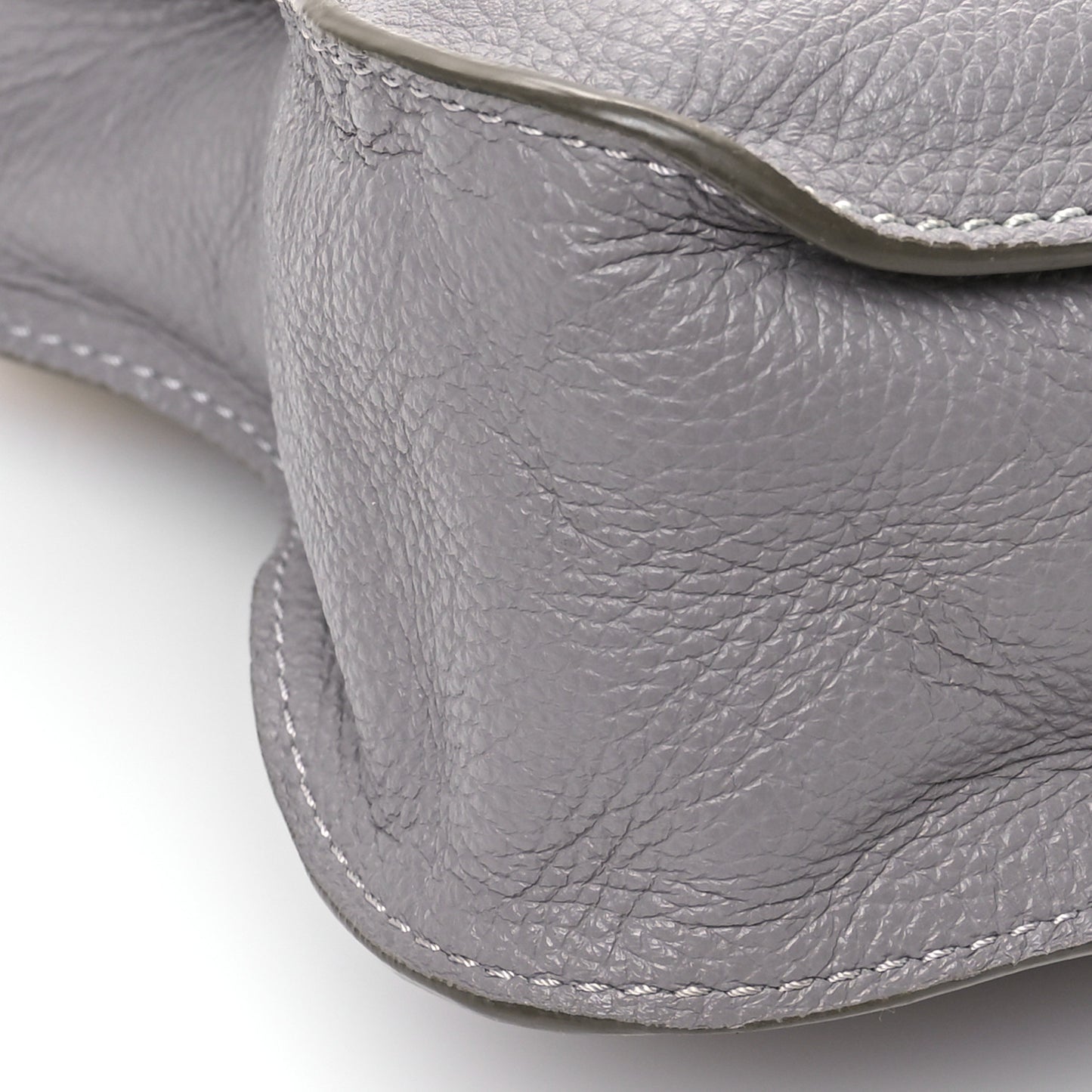 Calfskin Small Marcie Satchel Cashmere Grey