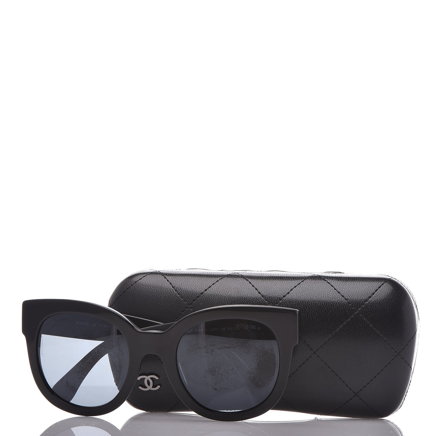 Acetate Butterfly Signature CC Sunglasses 5358 Black