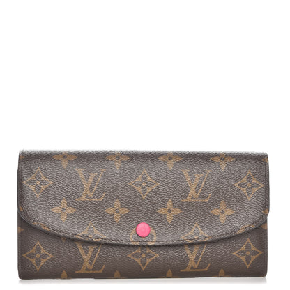 Louis Vuitton Monogram Emilie Wallet Hot Pink 1 of 8