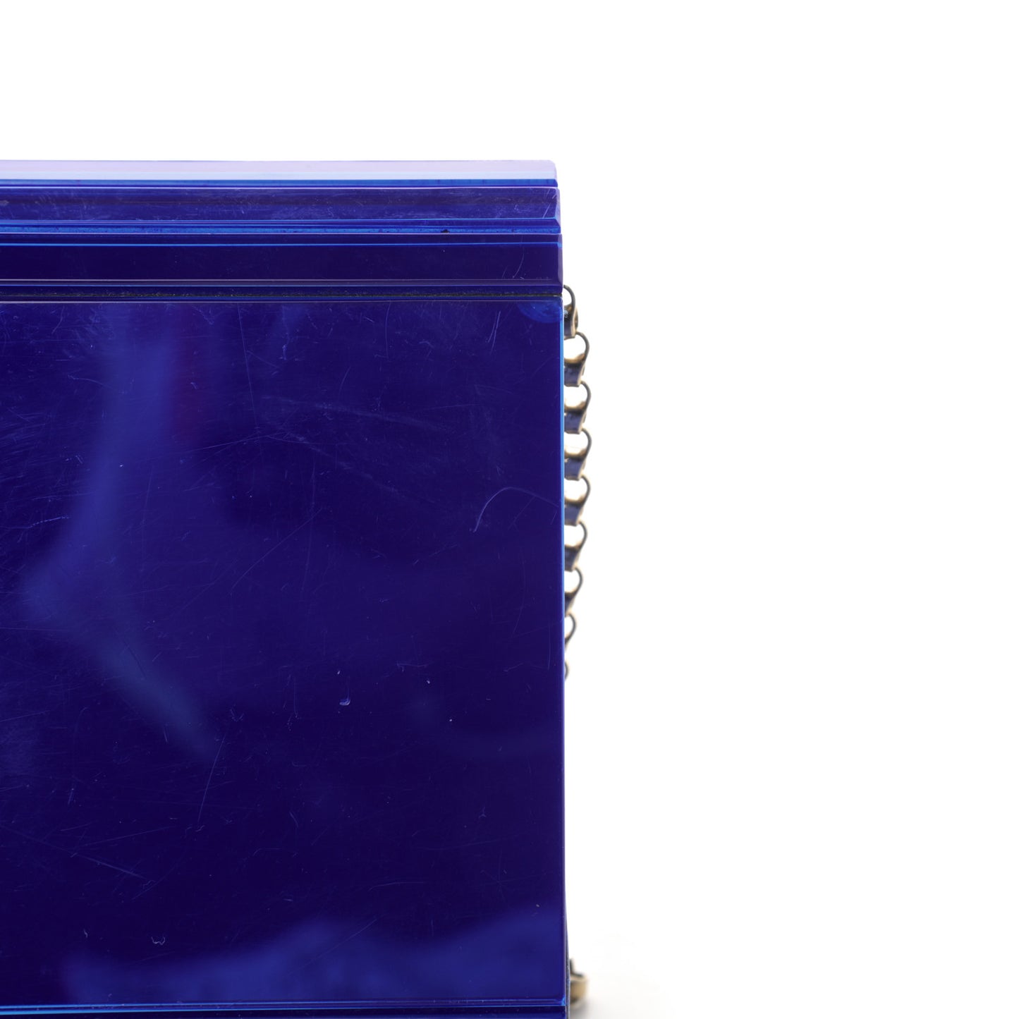 Acrylic Candy Clutch Blue