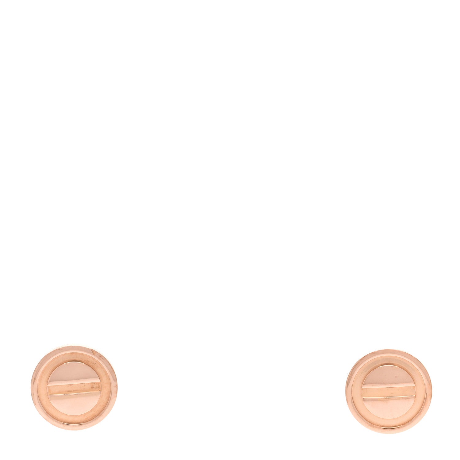 Cartier 18K Pink Gold LOVE Earrings 1 of 5