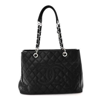 Chanel Caviar Quilted Grand Shopping Tote GST Black 1 of 10