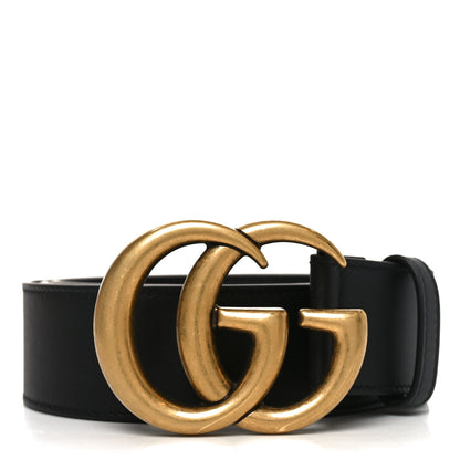 Gucci Calfskin Double G 40mm Belt 100 40 Black 1 of 4