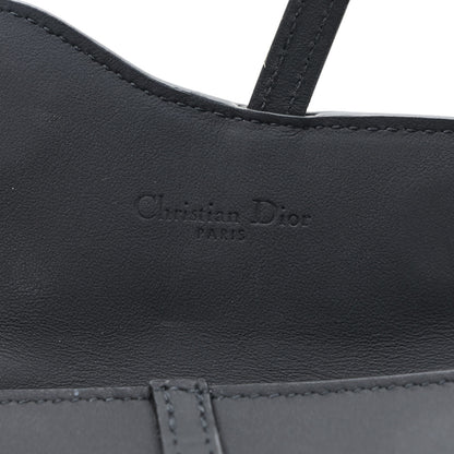 Christian Dior Ultra Matte Calfskin Nano Saddle Chain Pouch Black 6 of 9