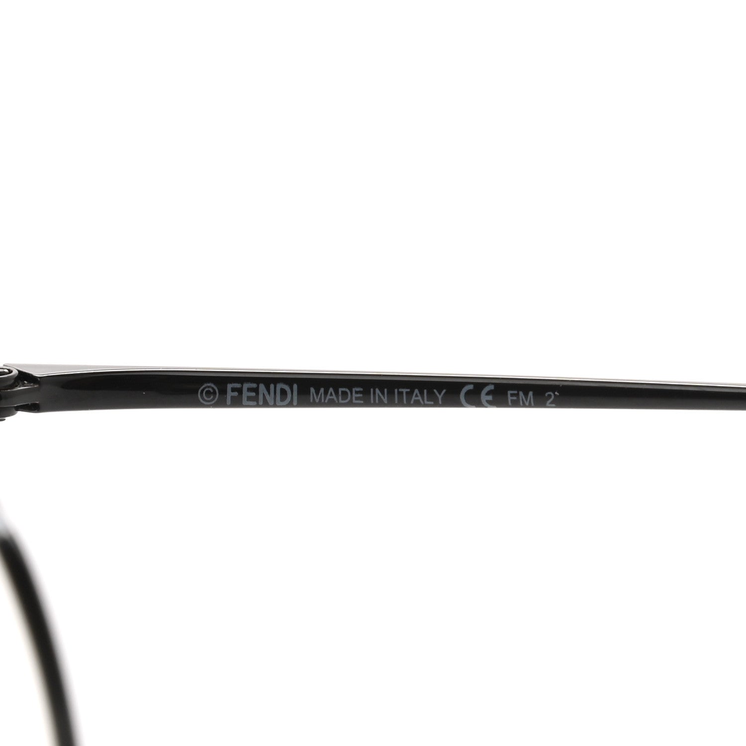 Fendi Metal F is Fendi Printed Run Away Round Frame Sunglasses FF 0285/S Brown 5 of 7