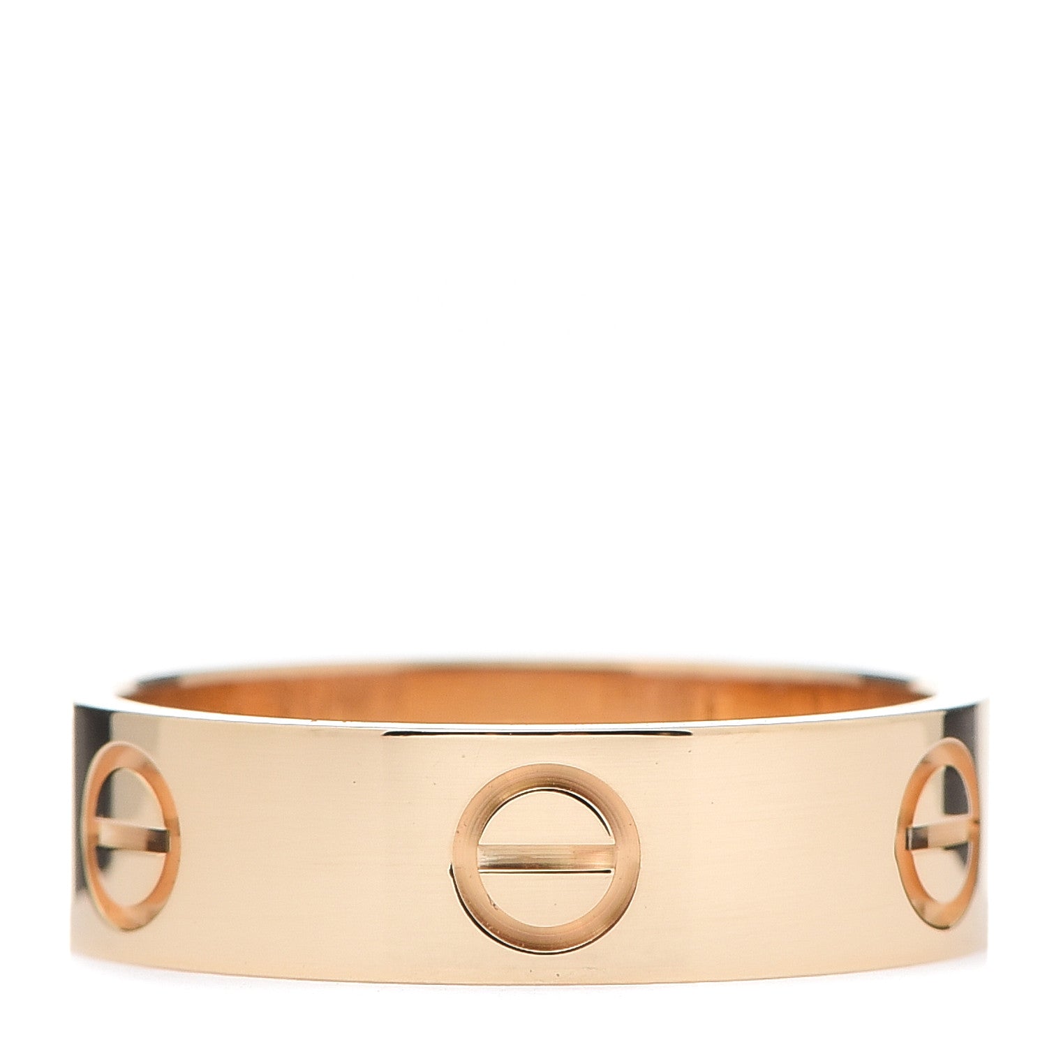 Cartier 18K Yellow Gold 5.5mm LOVE Ring 56 7.5 3 of 4