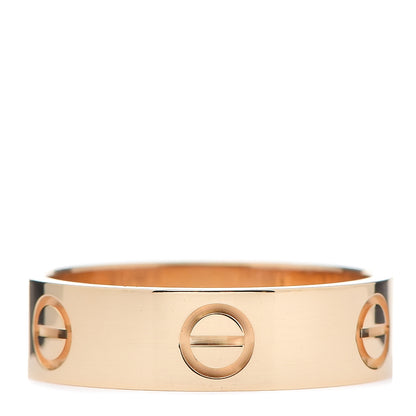 Cartier 18K Yellow Gold 5.5mm LOVE Ring 56 7.5 3 of 4