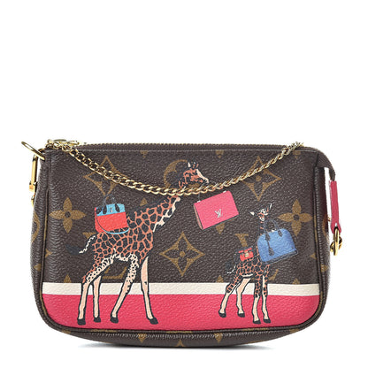 Louis Vuitton Monogram 2017 Christmas Animation Mini Pochette Accessories 1 of 7