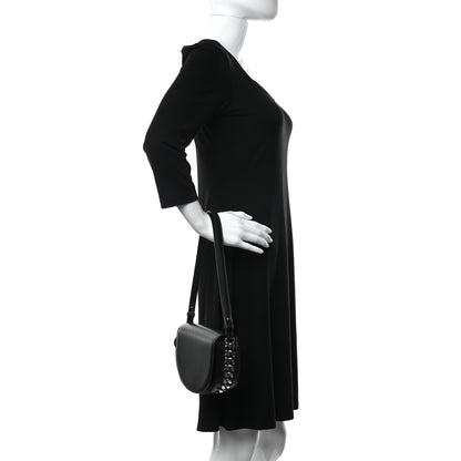 Stella McCartney Eco Alter Nappa Medium Frayme Flap Shoulder Bag Black 2 of 10