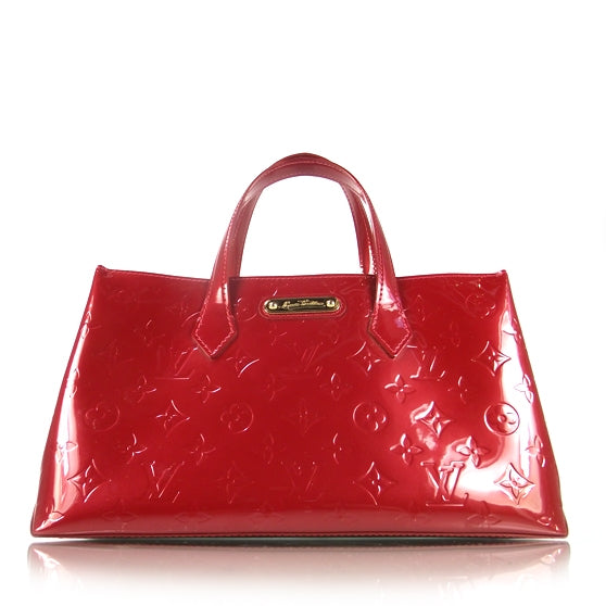 Louis Vuitton Vernis Wilshire PM Pomme D'Amour 1 of 7