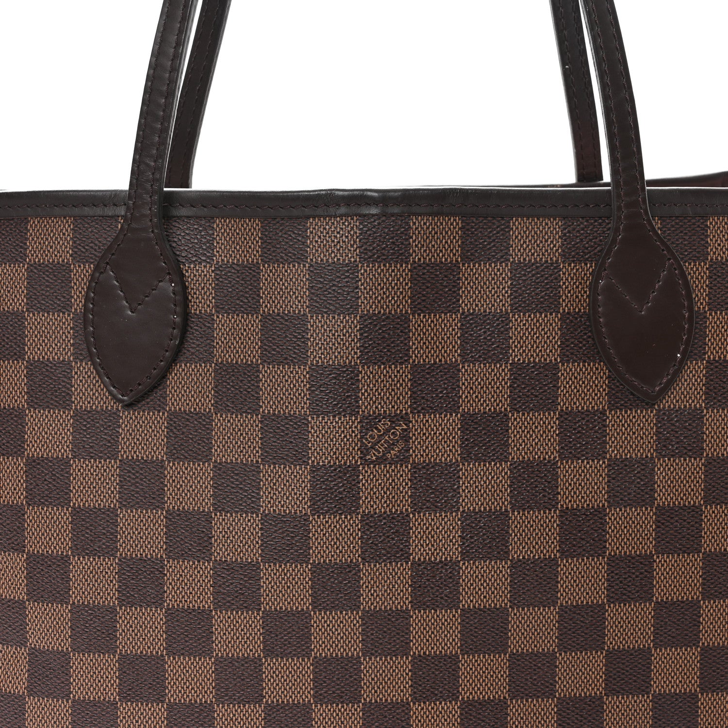 Louis Vuitton Damier Ebene Neo Neverfull MM Rose Ballerine 9 of 11