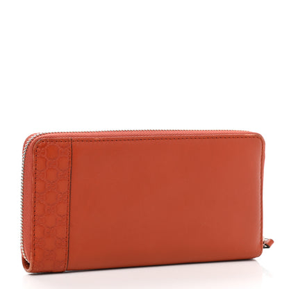Gucci Calfskin Microguccissima Zip Around Wallet Orange 3 of 8