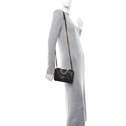Chanel Lambskin Quilted Chanel 19 Wallet On Chain WOC Black 2 of 15
