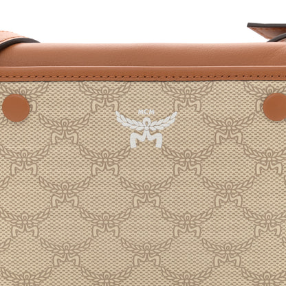 MCM Lauretos Nappa Small Himmel Crossbody Oatmeal 10 of 12