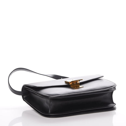 Celine Box Calfskin Medium Classic Box Flap Bag Black 4 of 11