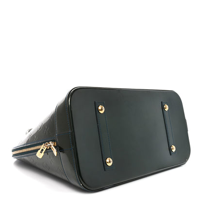 Louis Vuitton Vernis Alma GM Blue Nuit 4 of 9