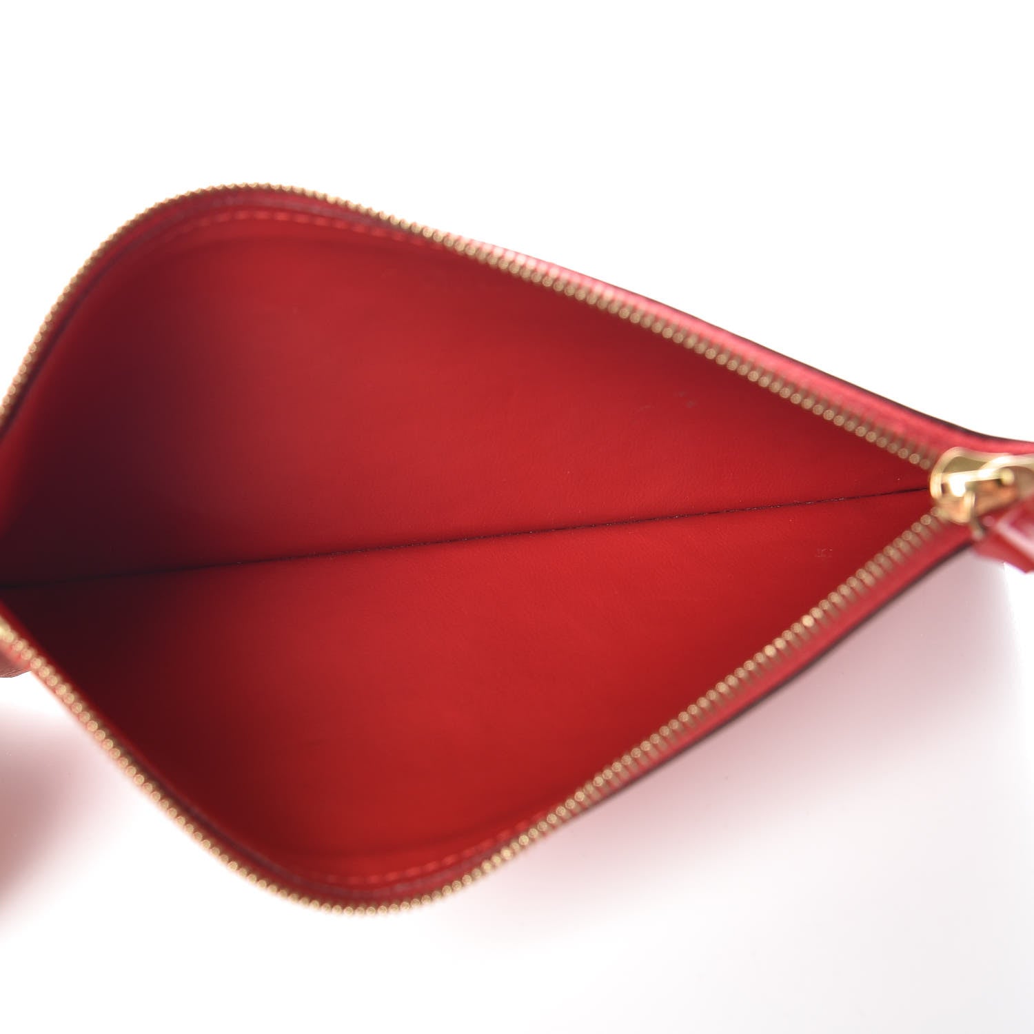 Louis Vuitton Vernis Felicie Chain Wallet Zippered Insert Cherry 5 of 6