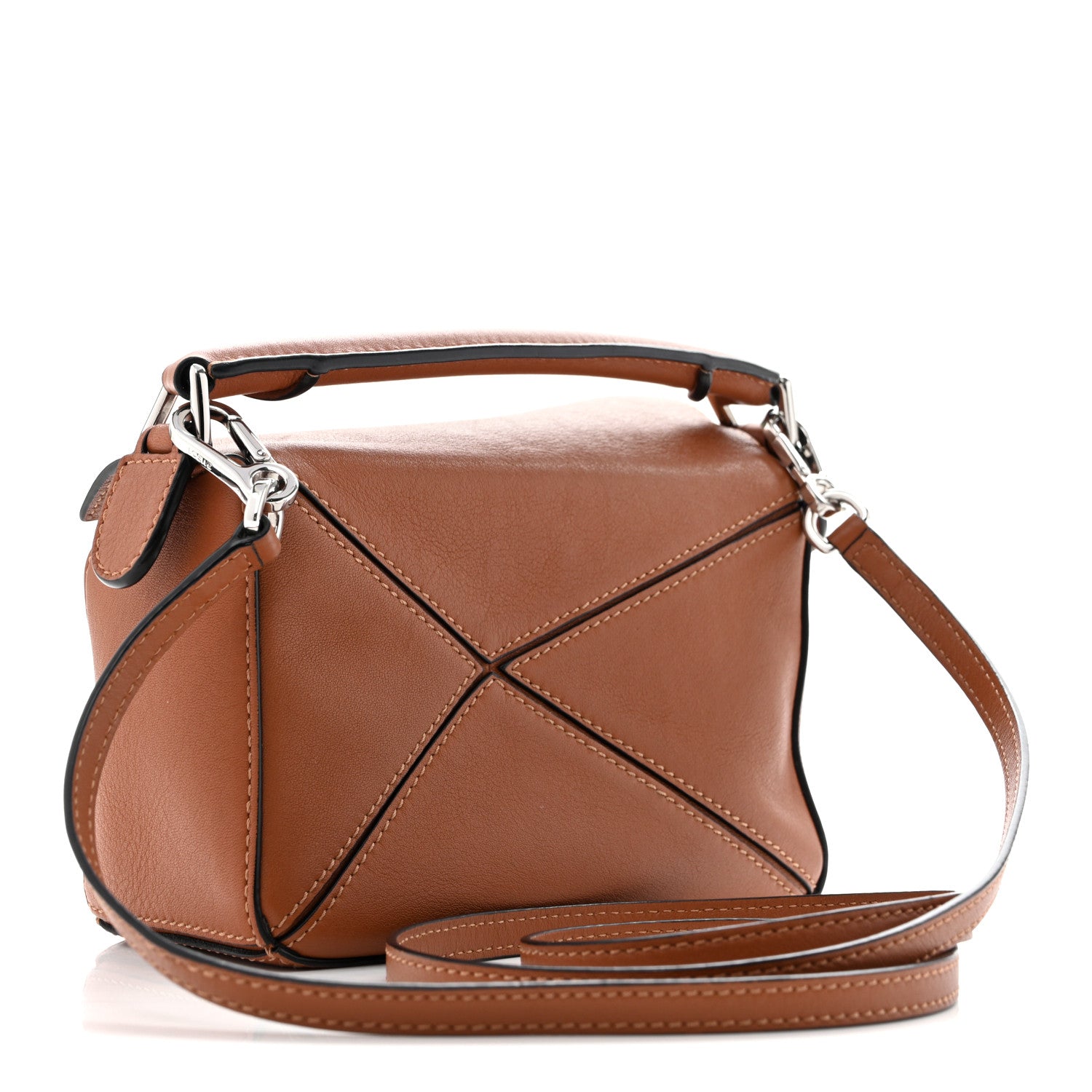 Loewe Calfskin Mini Puzzle Bag Tan 3 of 11