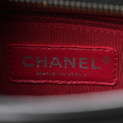 Chanel Aged Calfskin Chevron Quilted Small Gabrielle Hobo Black 6 of 10