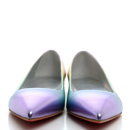 Christian Louboutin Iridescent Nappa Kate Flats 36.5 Multicolor 2 of 8