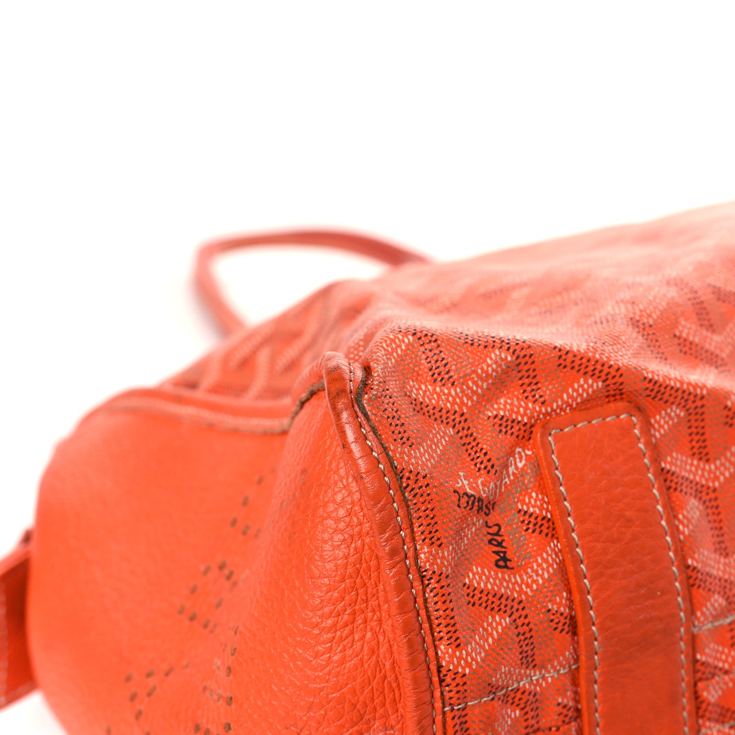 Goyard Goyardine Sac Hardy Pet Carrier PM Orange 8 of 18
