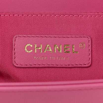 Chanel Calfskin Quilted Small Boy Flap Pink 6 of 10
